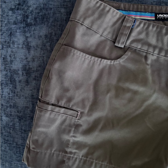 Under armor Brown Women Shorts size 8 - Picture 5 of 7